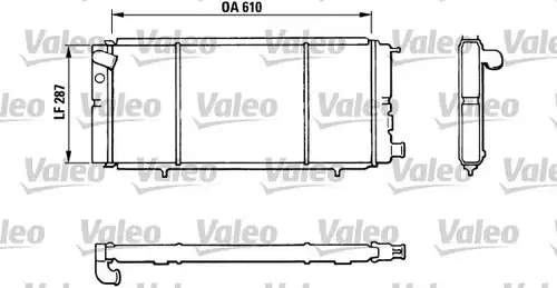 воден радиатор VALEO 810827