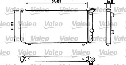 воден радиатор VALEO 810835