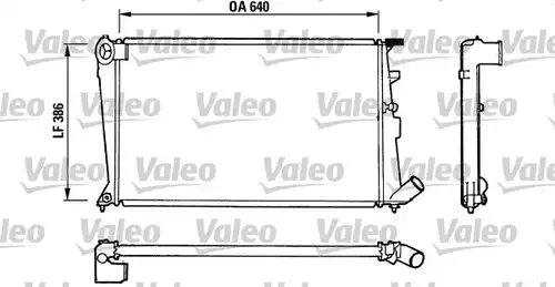 воден радиатор VALEO 810836