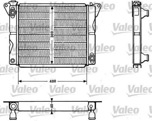 воден радиатор VALEO 810879