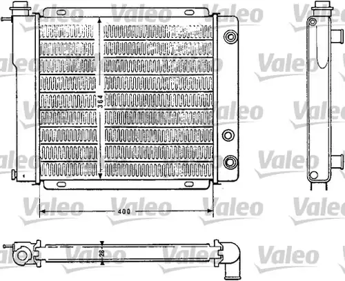 воден радиатор VALEO 810882