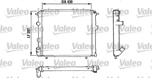 воден радиатор VALEO 810912