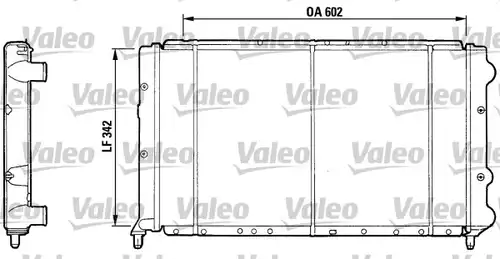 воден радиатор VALEO 810921