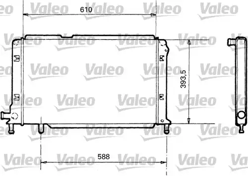 воден радиатор VALEO 810985