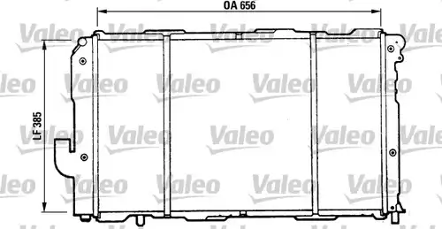 воден радиатор VALEO 810990