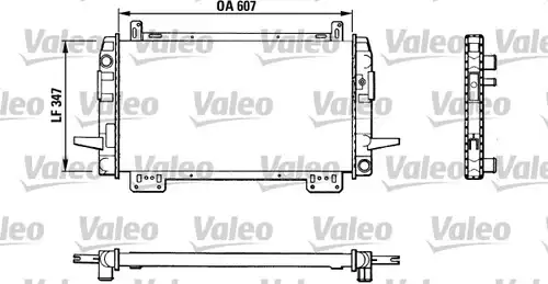 воден радиатор VALEO 811051