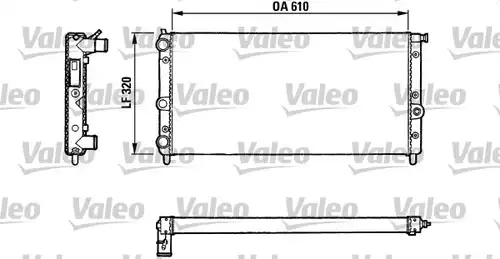 воден радиатор VALEO 811067