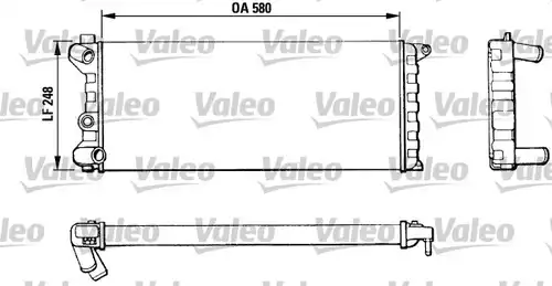 воден радиатор VALEO 811392