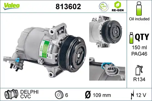 компресор за климатик VALEO 813602