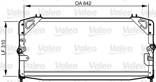 кондензатор, климатизация VALEO 814279