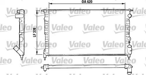 воден радиатор VALEO 816552