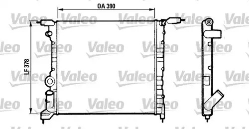 воден радиатор VALEO 816657