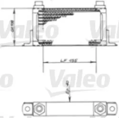 маслен радиатор, двигателно масло VALEO 816669