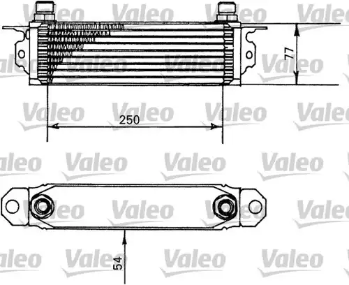 маслен радиатор, двигателно масло VALEO 816674