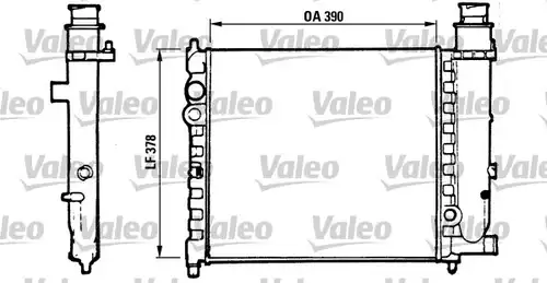 воден радиатор VALEO 816700