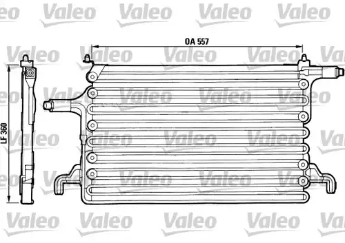 кондензатор, климатизация VALEO 816719