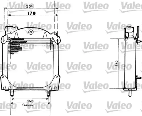 маслен радиатор, двигателно масло VALEO 816746