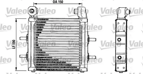 маслен радиатор, двигателно масло VALEO 816750