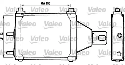 маслен радиатор, двигателно масло VALEO 816751