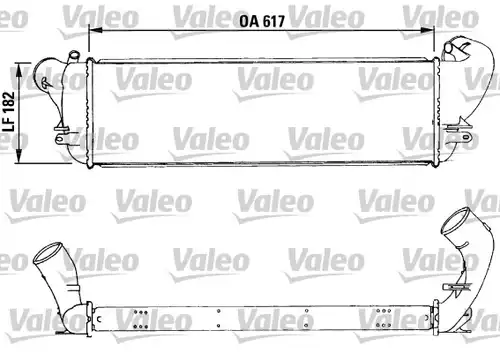 интеркулер (охладител за въздуха на турбината) VALEO 816758