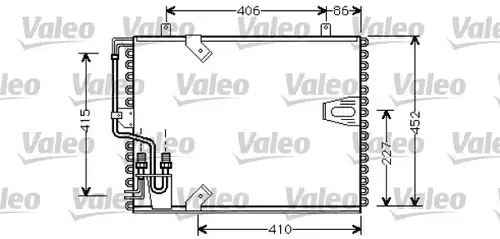 кондензатор, климатизация VALEO 816874