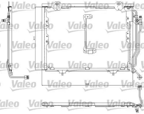 кондензатор, климатизация VALEO 817492