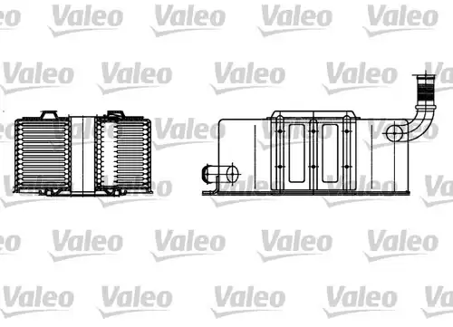 маслен радиатор, двигателно масло VALEO 817649