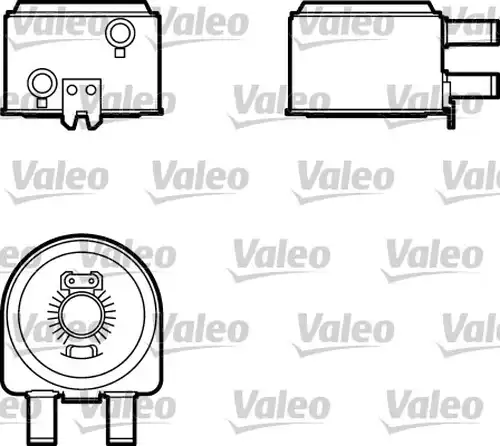 маслен радиатор, двигателно масло VALEO 817704