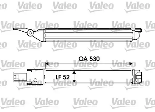 маслен радиатор, двигателно масло VALEO 817953