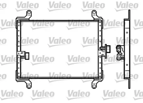 кондензатор, климатизация VALEO 818191