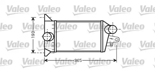 интеркулер (охладител за въздуха на турбината) VALEO 818718