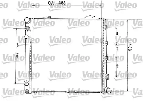 воден радиатор VALEO 819373