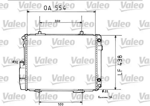 воден радиатор VALEO 819384