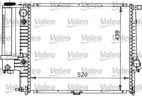 воден радиатор VALEO 819413