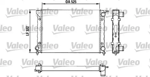 воден радиатор VALEO 883727