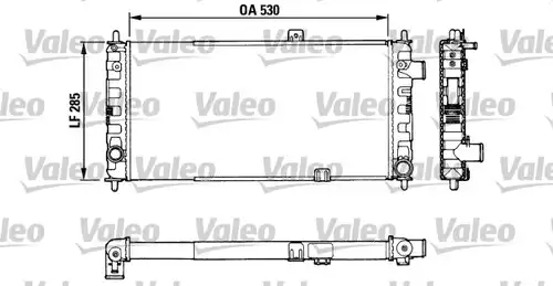 воден радиатор VALEO 883751