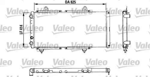 воден радиатор VALEO 883765