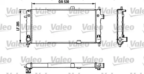 воден радиатор VALEO 883771