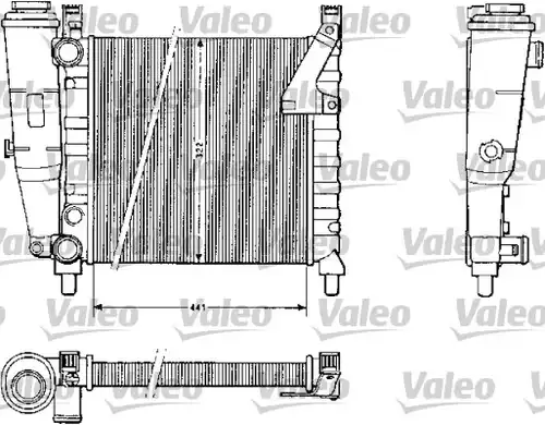 воден радиатор VALEO 883813