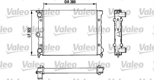 воден радиатор VALEO 883818