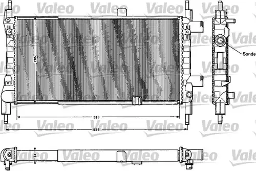 воден радиатор VALEO 883856