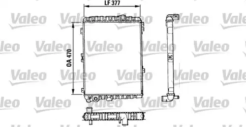 воден радиатор VALEO 883863