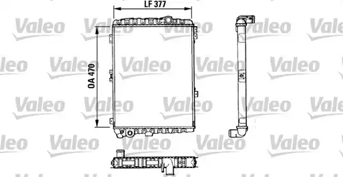 воден радиатор VALEO 883864