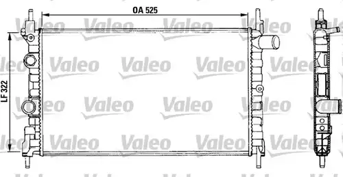 воден радиатор VALEO 883880