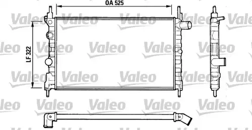 воден радиатор VALEO 883881