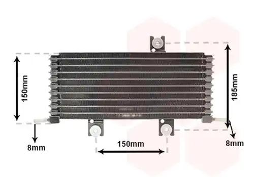 маслен радиатор, автоматична трансмисия VAN WEZEL 13013711