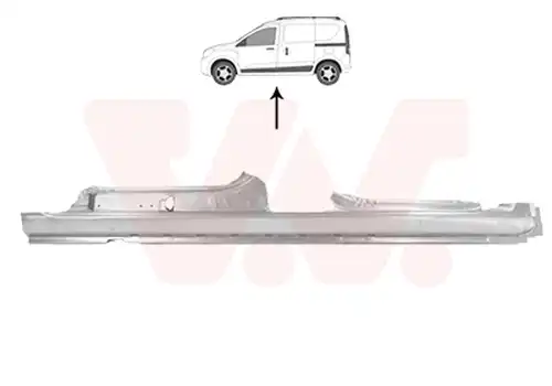 ламаринен панел на входа VAN WEZEL 1528104