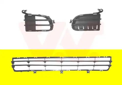 въздухозаборна решетка, броня VAN WEZEL 1623590