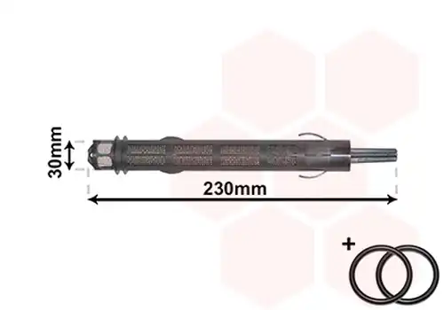 изсушител, климатизация VAN WEZEL 1700D315