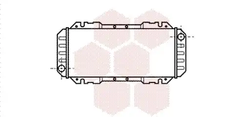 воден радиатор VAN WEZEL 18002006